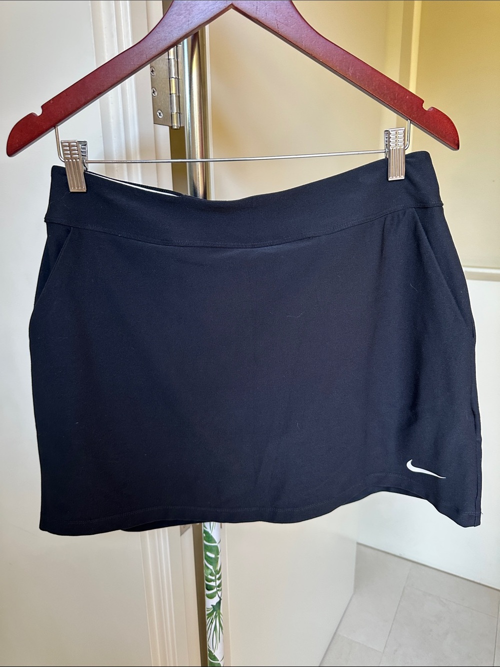 Nike Black Skort with White Swoosh